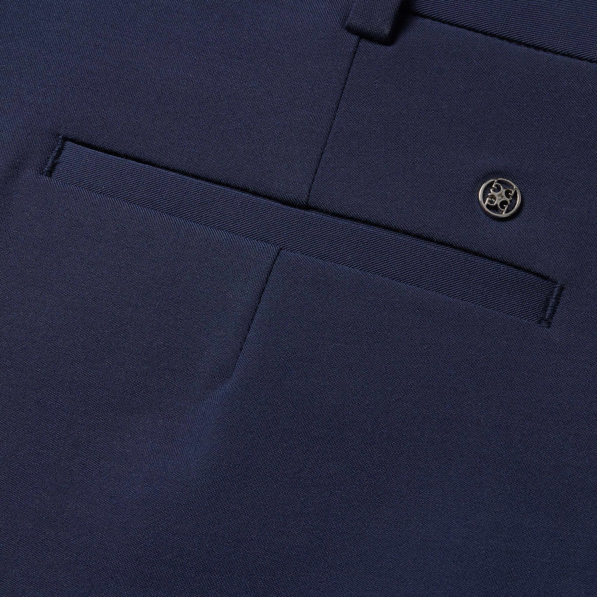 STRETCH TECH TWILL MID RISE STRAIGHT TAPERED LEG TROUSER Product Image