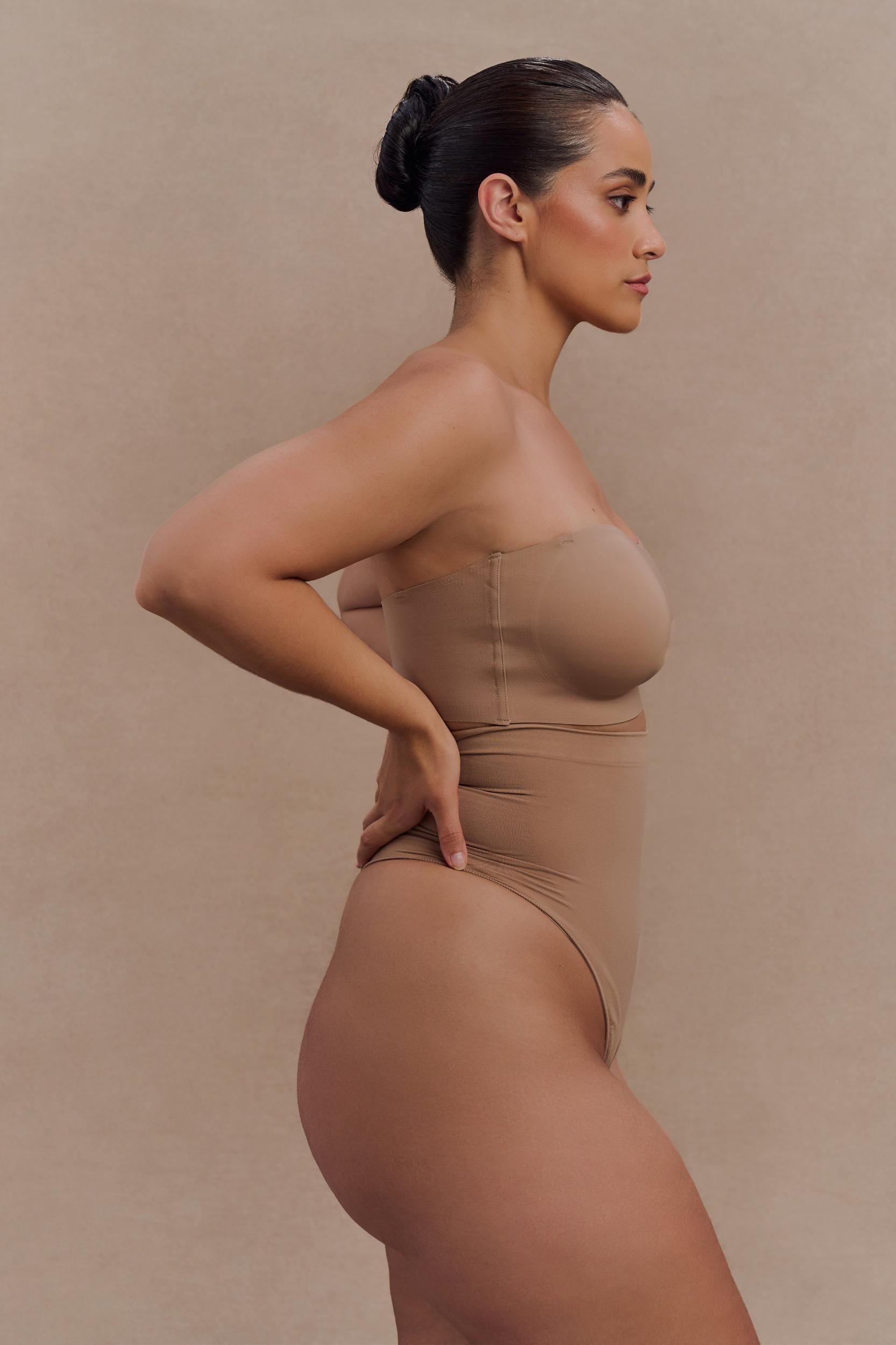 Saria High Waist Shapewear Briefs - Latte Product Image