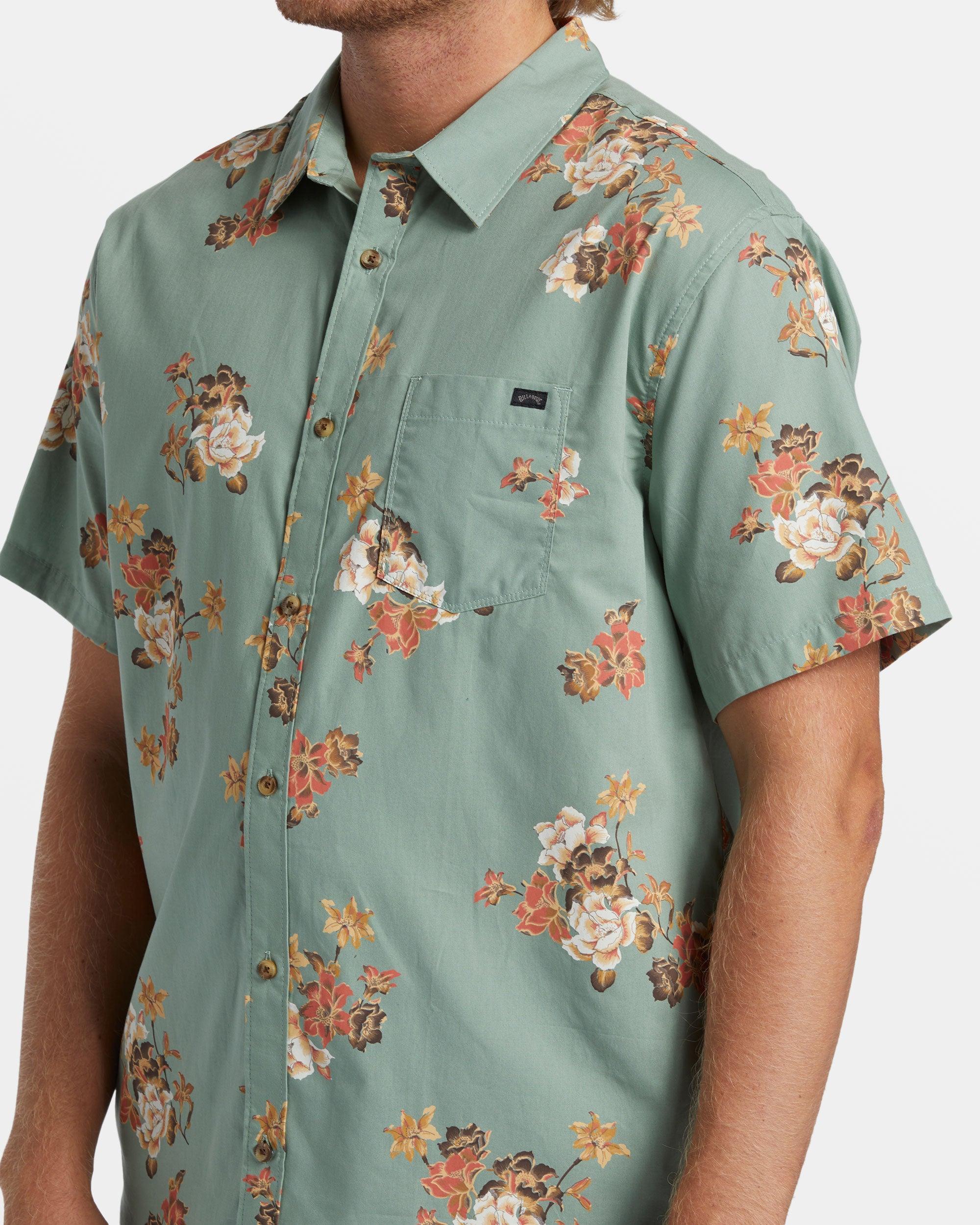 Sundays Mini Short Sleeve Shirt - Sage Male Product Image