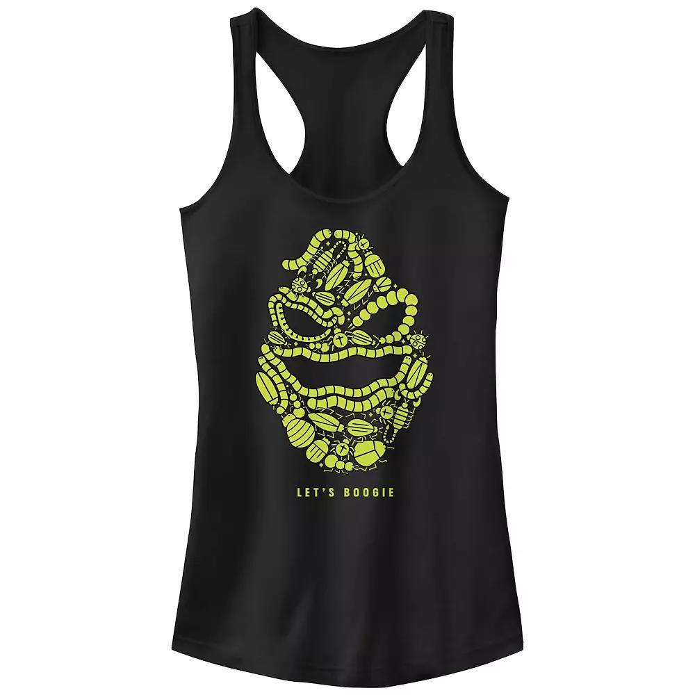 Disney's The Nightmare Before Christmas Oogie Boogie Let's Boogie Bug Head Juniors' Racerback Tank Top, Girl's, Size: XXL, Black Product Image