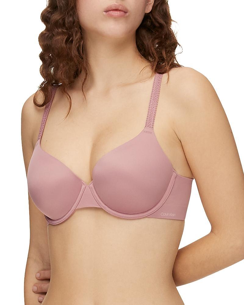 Calvin Klein Womens Liquid Touch Lightly Lined Full Coverage Bra - Pink - 32A Product Image