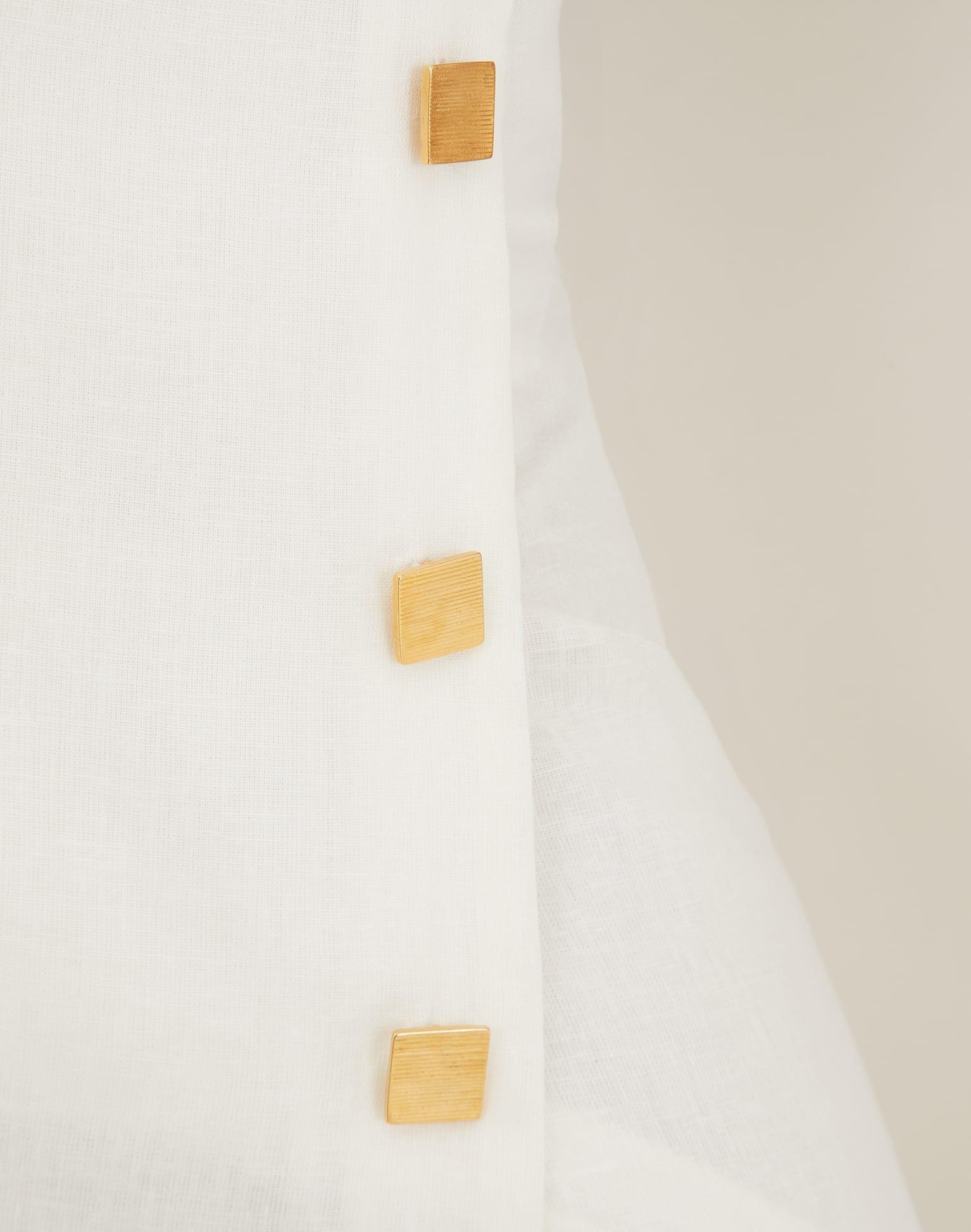 Aika Cropped Top - Off White Product Image