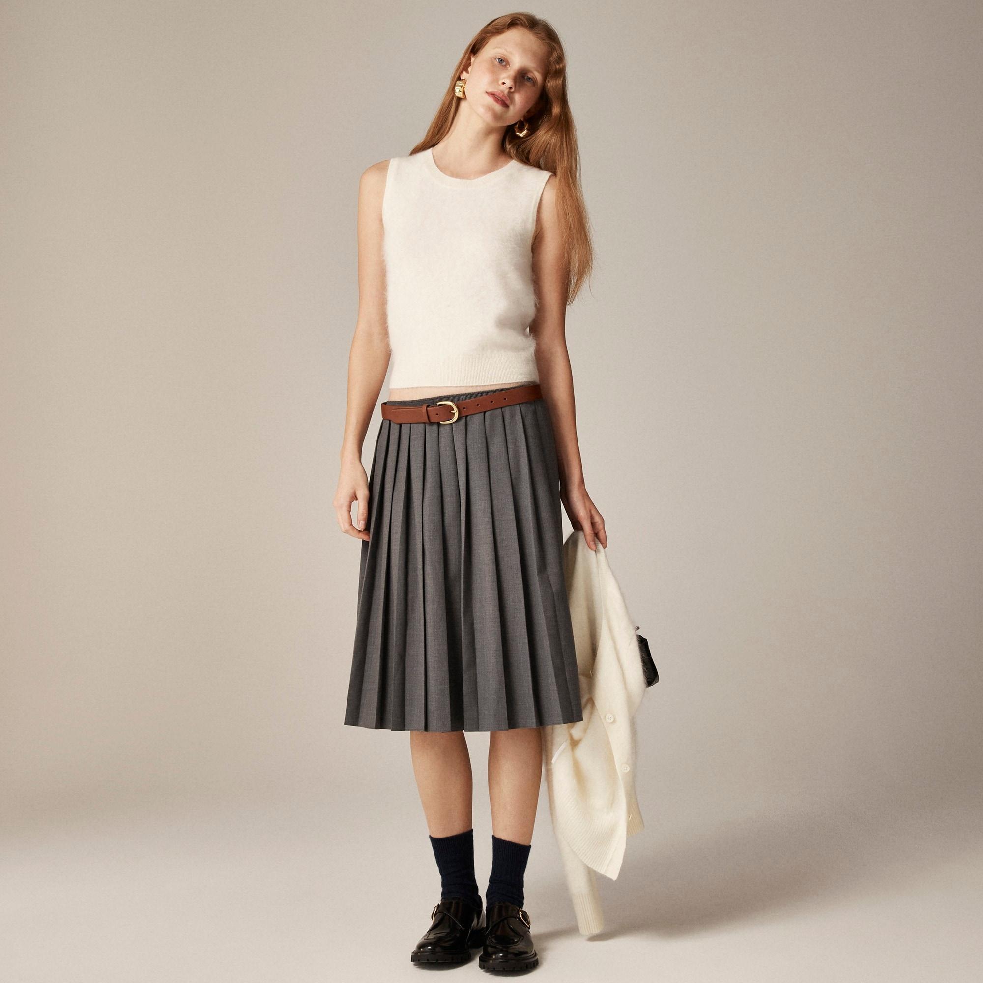 Brushed cashmere sweater shell Product Image
