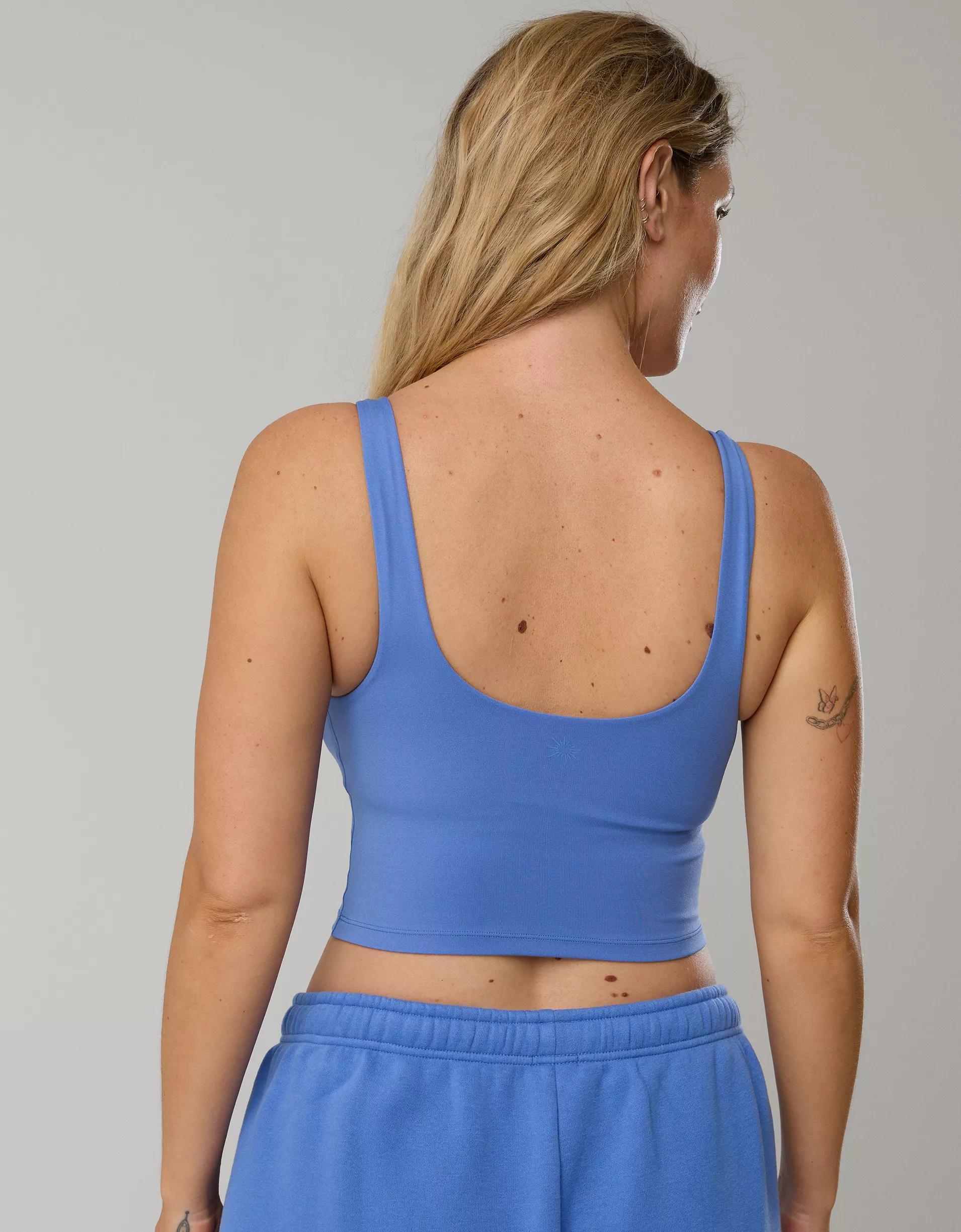 OFFLINE By Aerie Real Me Low Key Longline Sports Bra Product Image