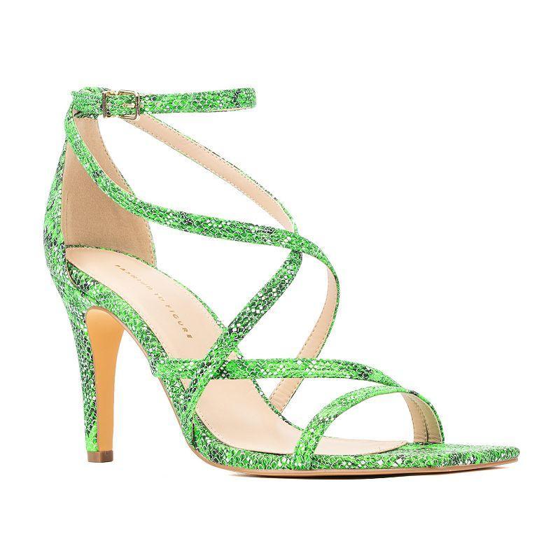 Fashion to Figure Stella Women's Wide Width Strappy Sandals, Size: 7 Wide, Pink Product Image