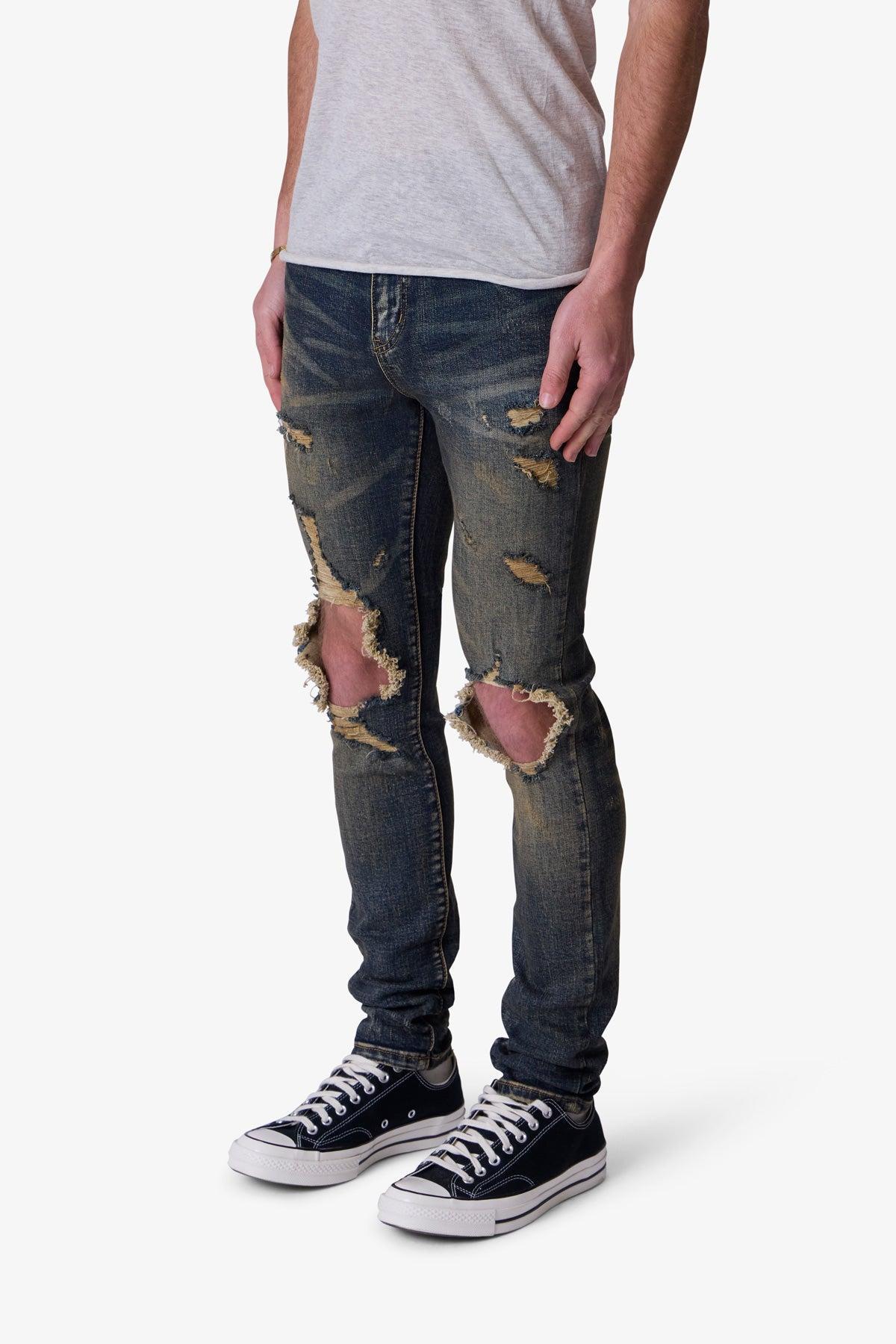 X738 Chewed Up Denim - Stone Washed Shadow Product Image