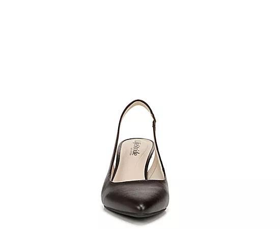 LifeStride Annalise Women's Slingback Heels, Size: 6, Black Fabric Product Image