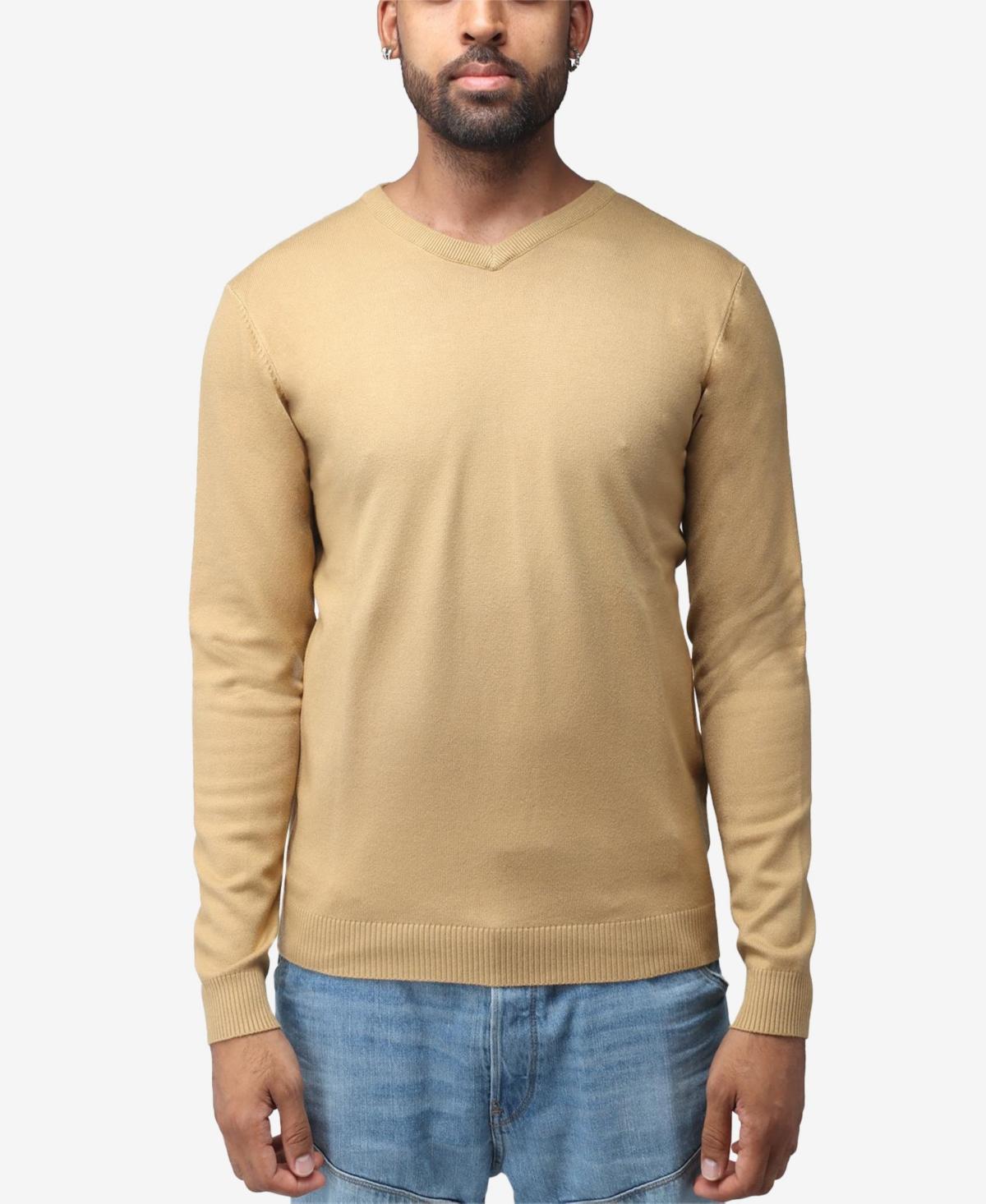 Men's Xray Fitted V-Neck Sweater, Size: XXL, Oatmeal Product Image