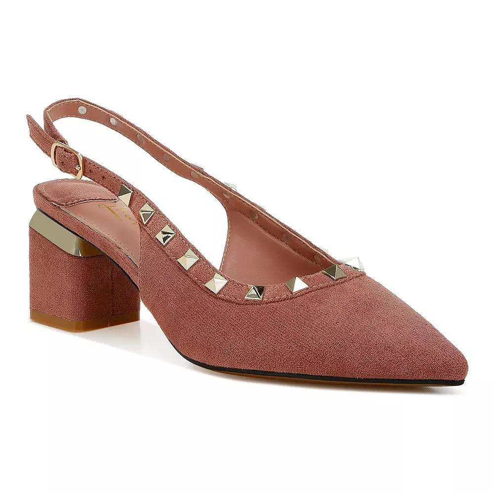 London Rag Ameya Women's Heeled Sandals, Size: 7, Blush Product Image