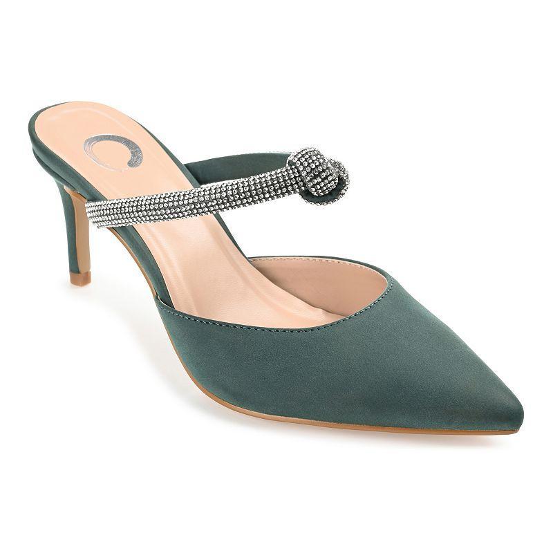 Journee Lunna Women's Heels, Size: 6, Green Product Image