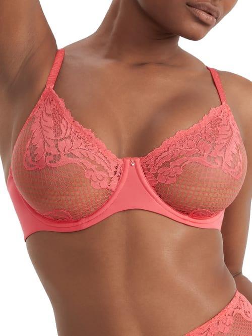 Le Mystere Lace Allure Unlined Scoop Neck Adjustable Bra Product Image