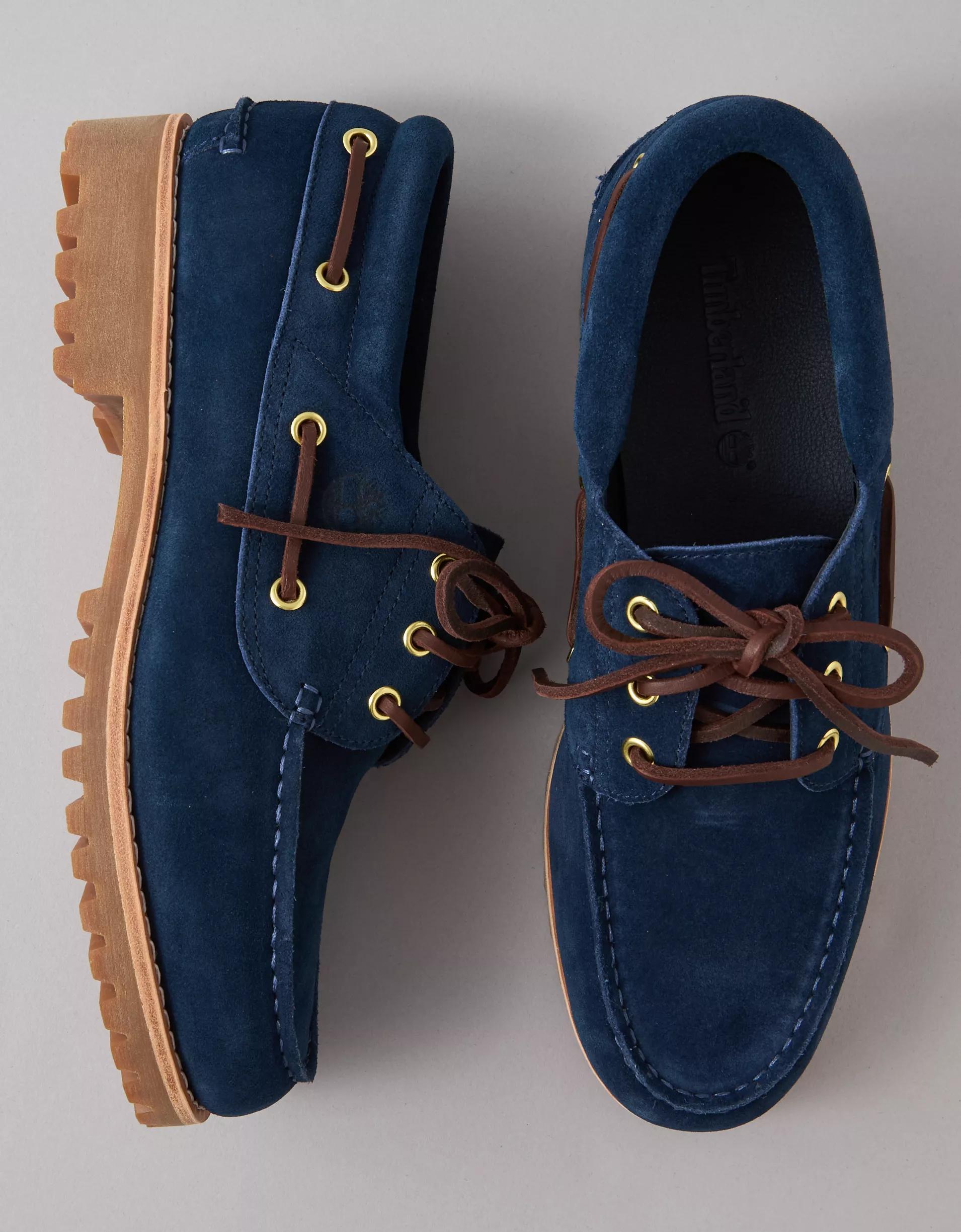 Timberland x AE Indigo Suede Boat Shoe Product Image