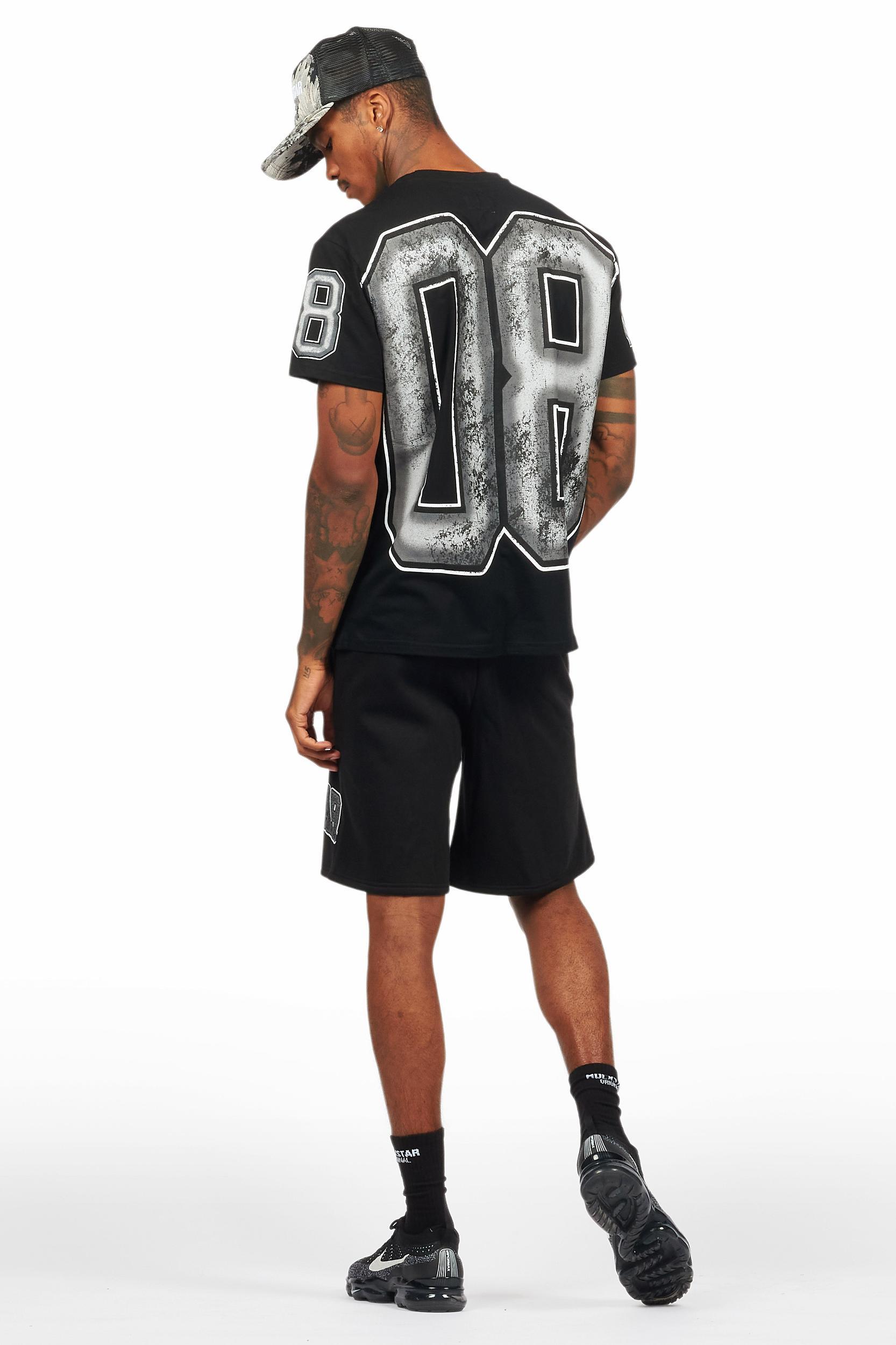 Fields Black/Grey T-Shirt Short Set Male Product Image