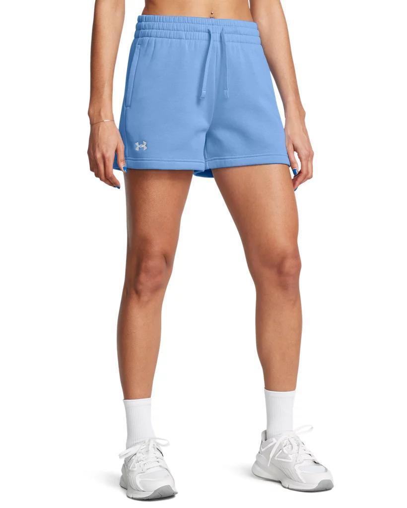 UA Rival Fleece Womens 3.5 Shorts Product Image