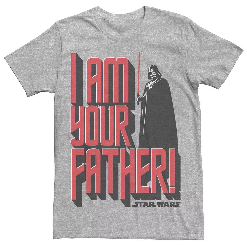 Men's A New Hope Father Figure Tee, Size: Medium, Athletic Grey Product Image