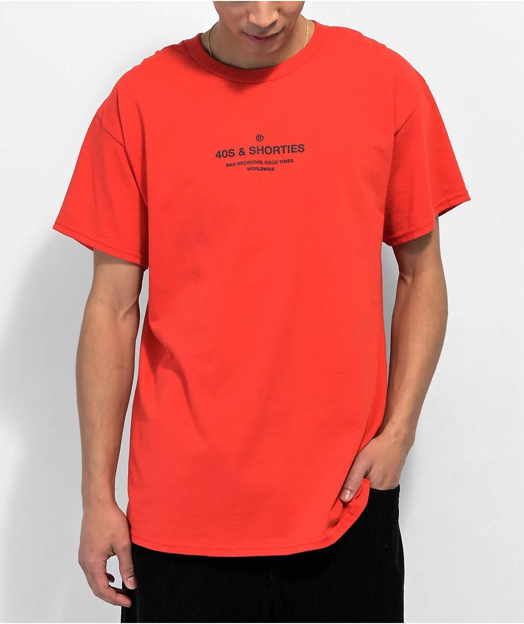 40s & Shorties General Red T-Shirt Product Image