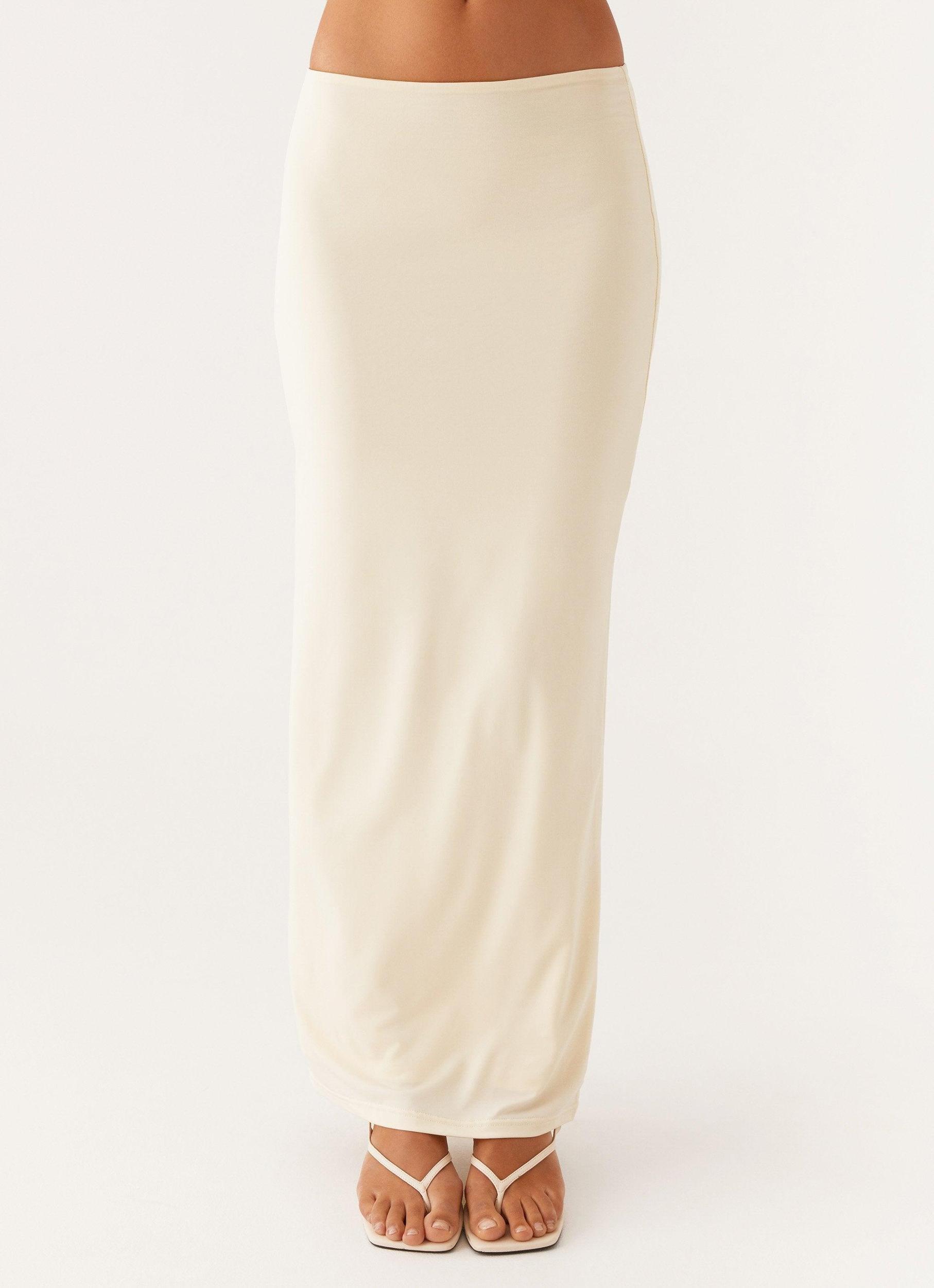 Solace Soul Maxi Skirt - Yellow Product Image