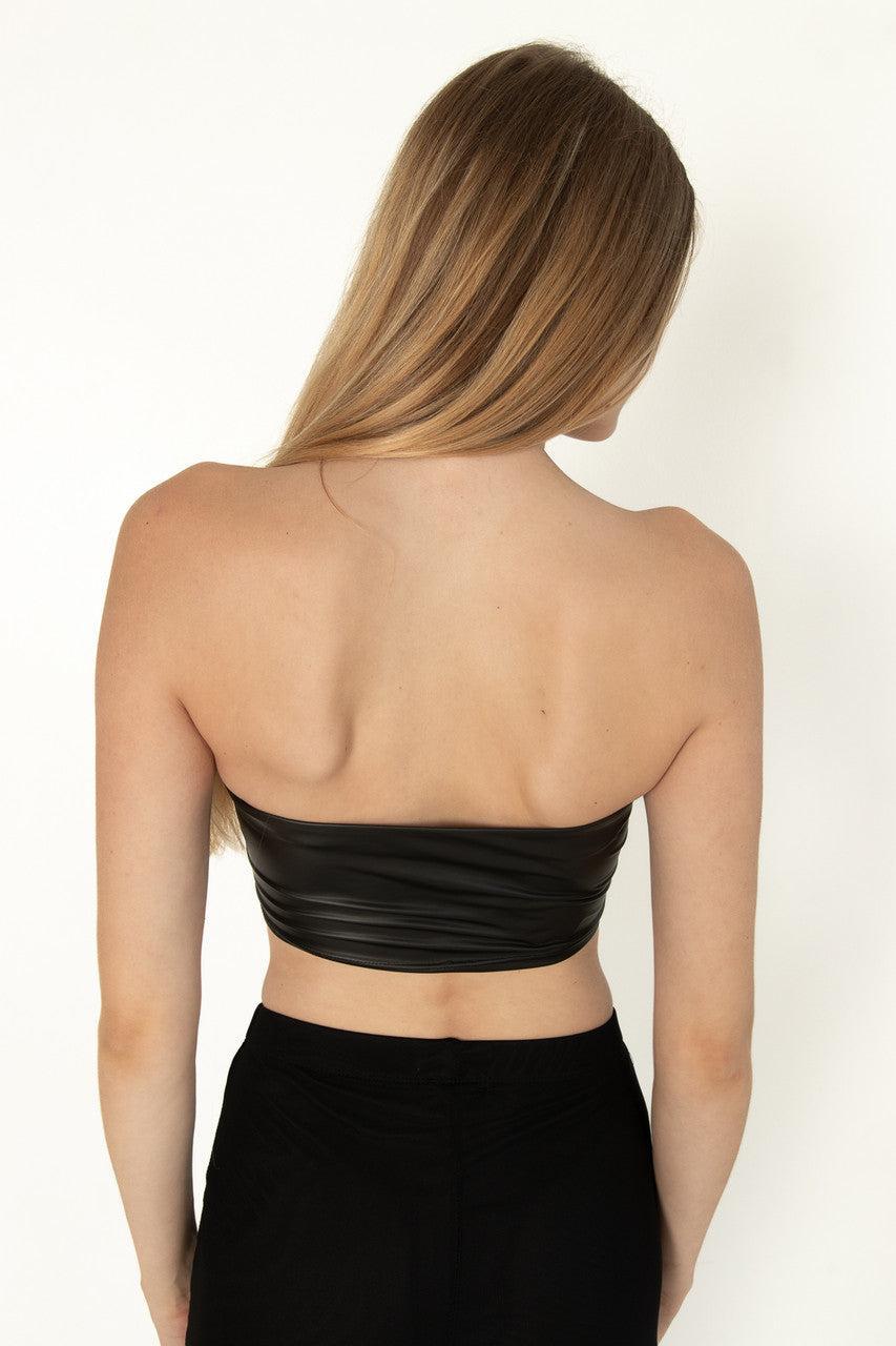 Pleather Tube Top Product Image