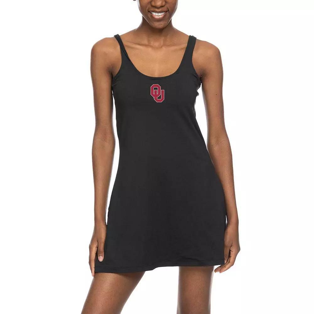 Women's ZooZatz Black Oklahoma Sooners Logo Scoop Neck Dress, Size: Medium Product Image