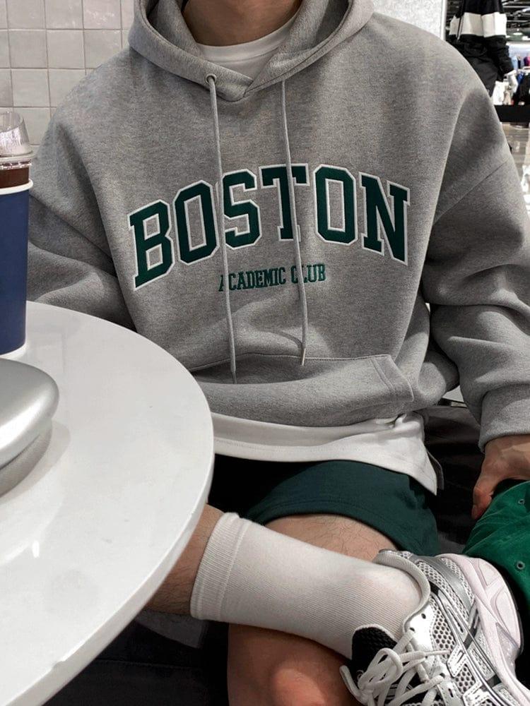 RT No. 12315 BOSTON LETTERED HOODIE Product Image