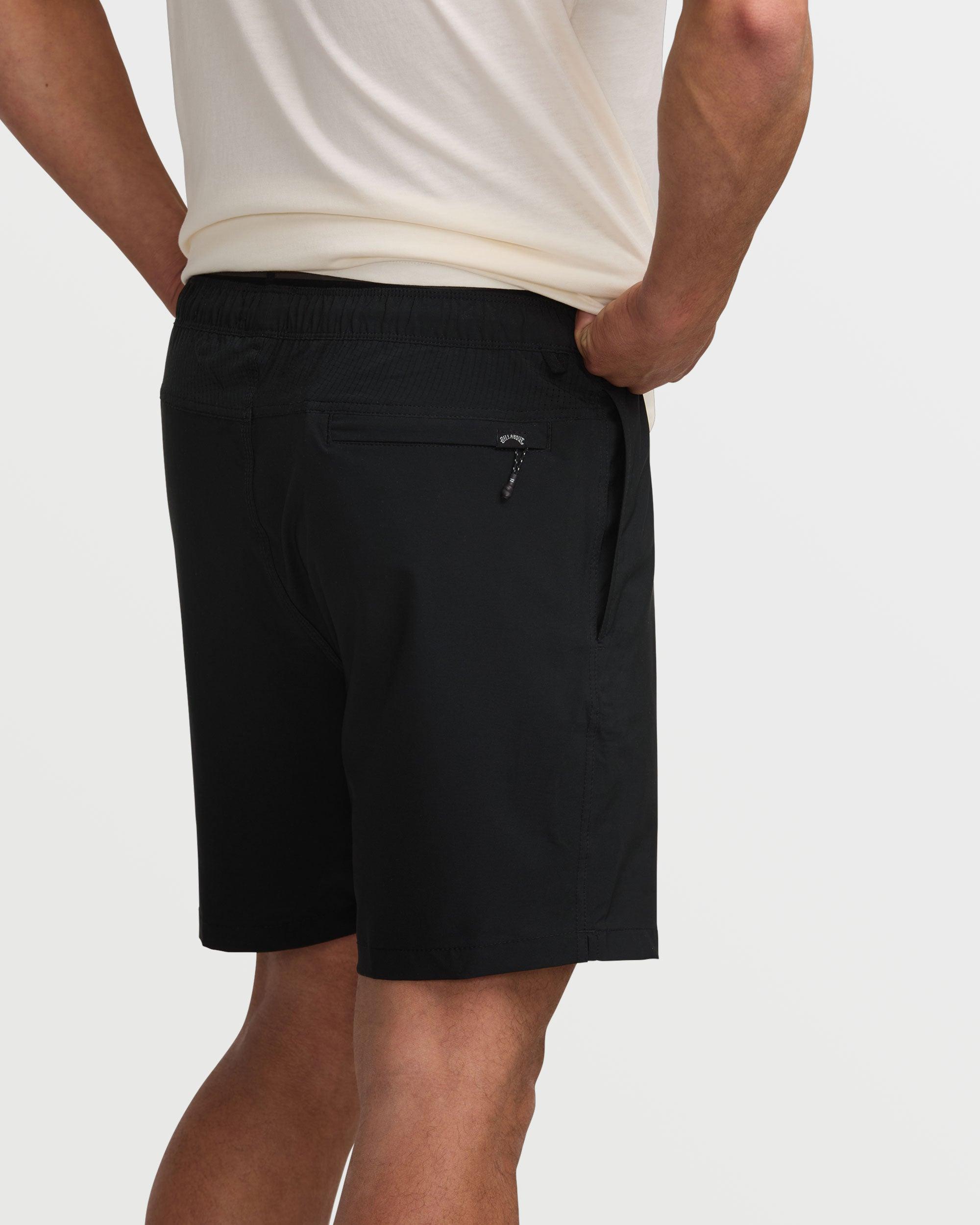 Surftrek Elastic Submersible 17" Hybrid Shorts - Black Male Product Image
