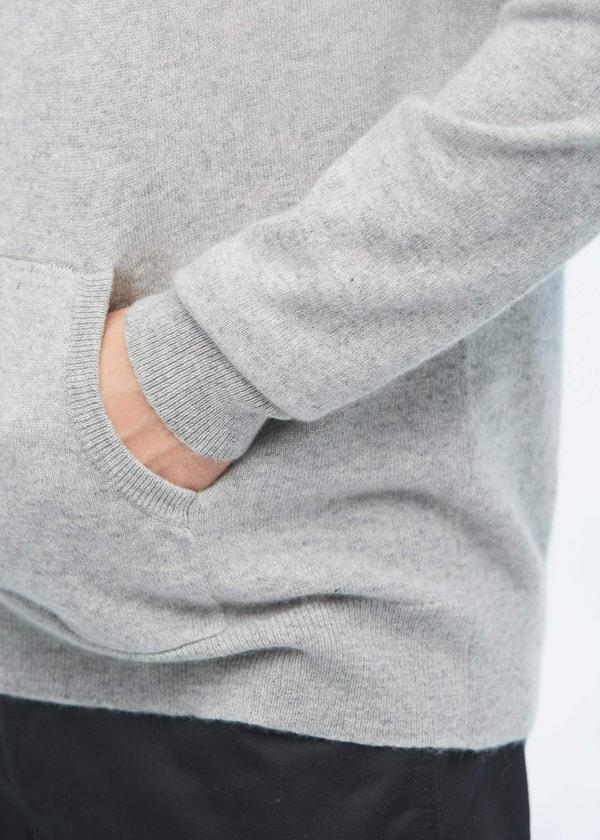 Cashmere Pullover Hoodie For Men Product Image