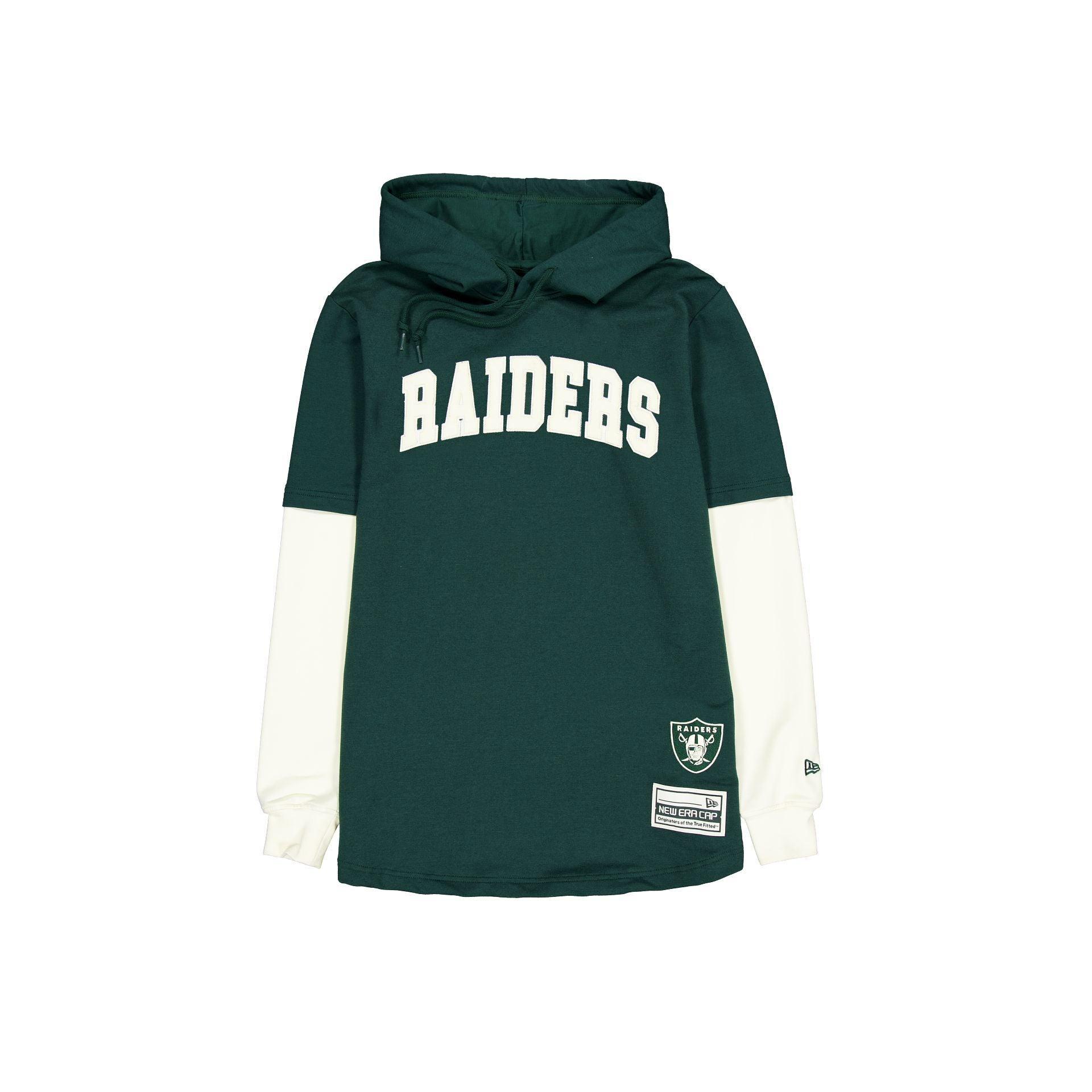 Philadelphia Eagles Dark Green Logo Select Hooded T-Shirt Male Product Image