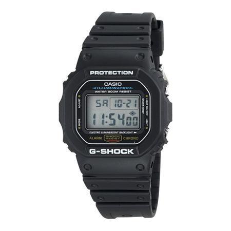 Casio Mens G-Shock Illuminator Chronograph Digital Sports Watch - DW5600E-1V, Multicolor Product Image