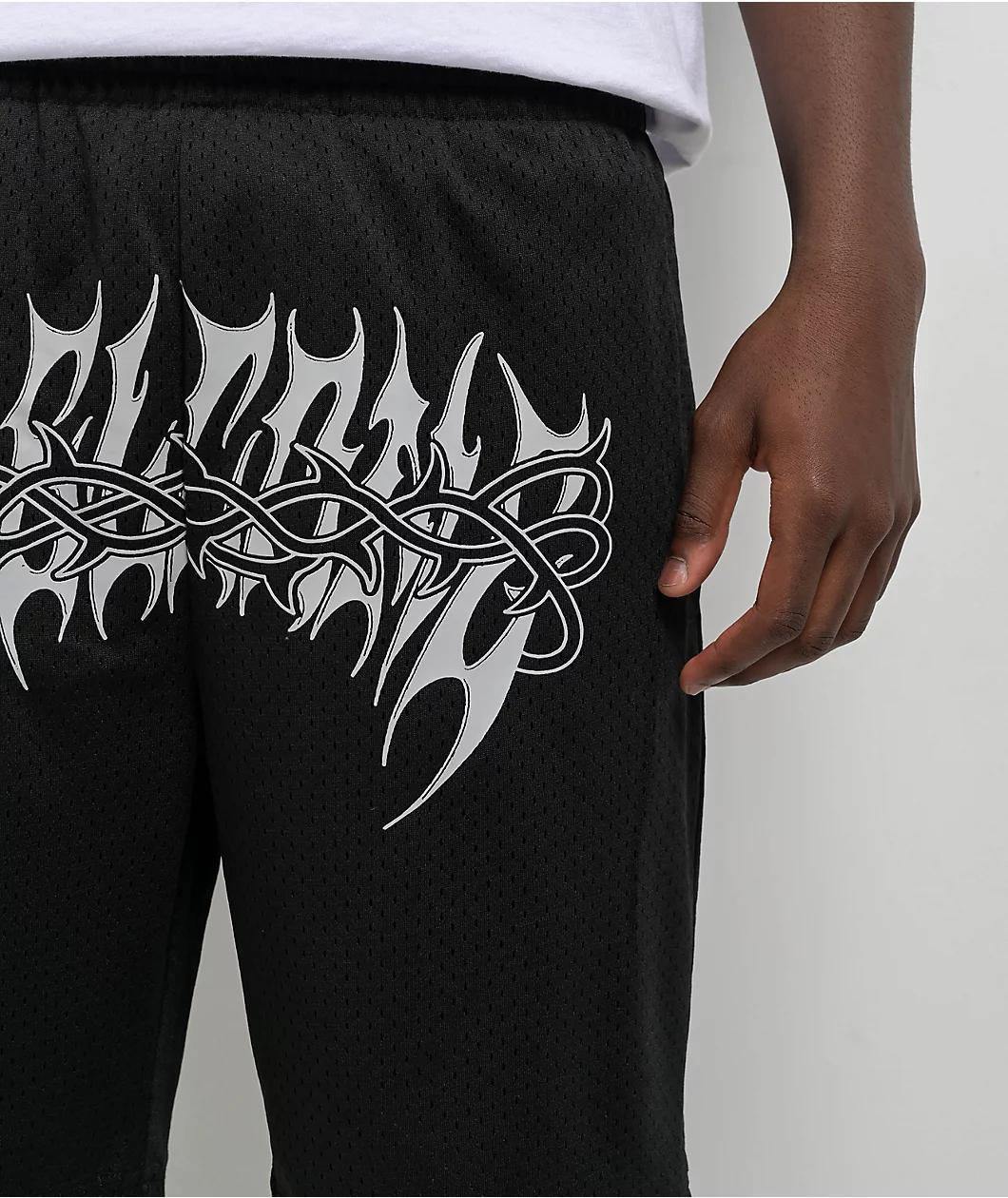 Welcome Brier Black Mesh Shorts Product Image