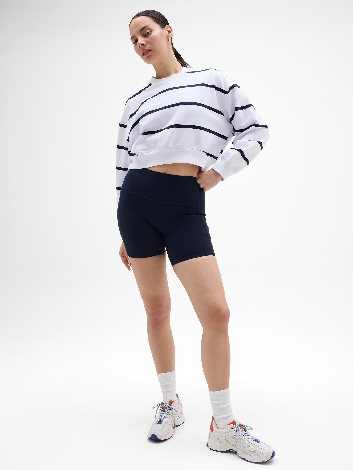 Heavyweight Terry Crop Crew Sweatshirt Product Image