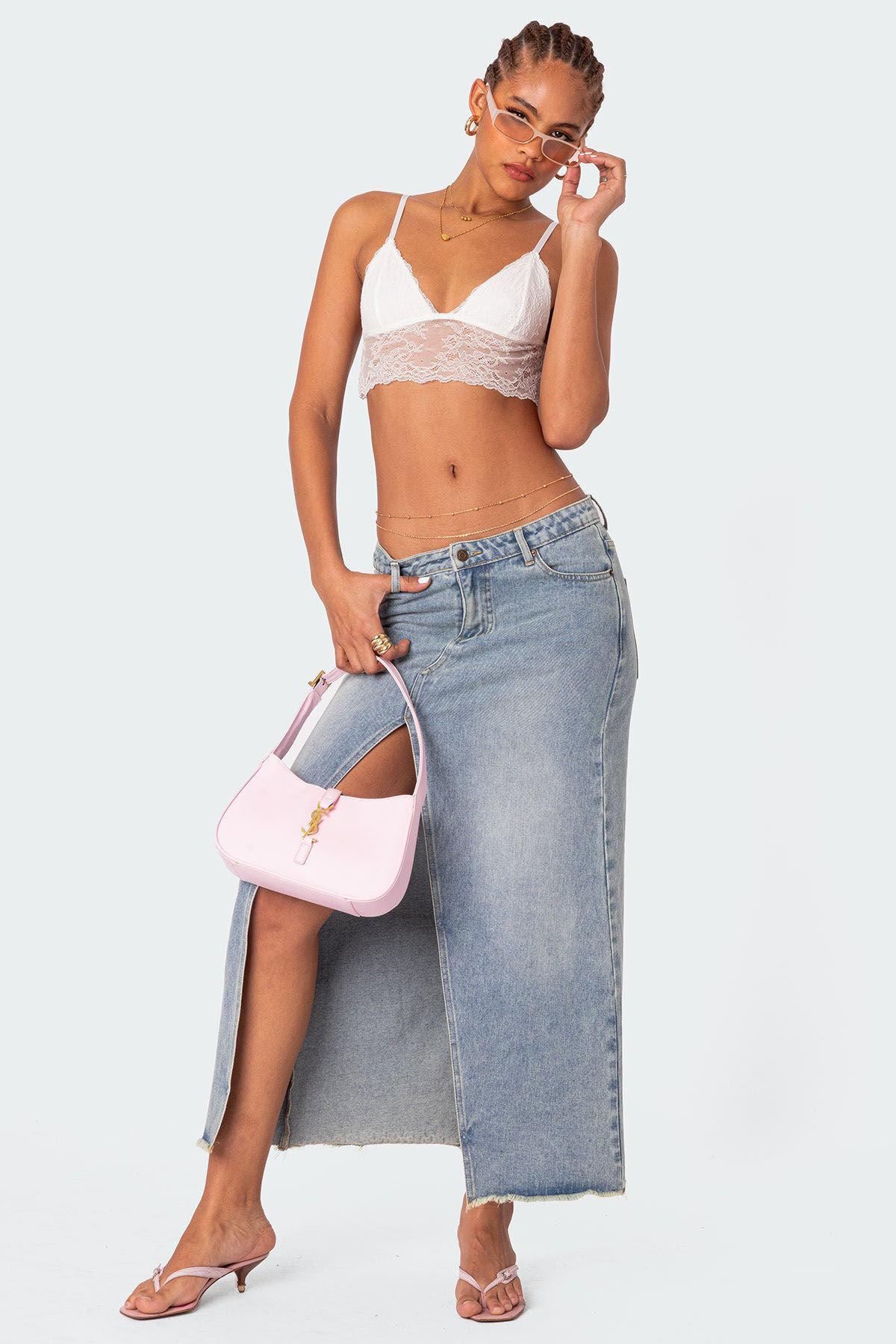 Edikted Women's Greta Lace Bra Top Product Image