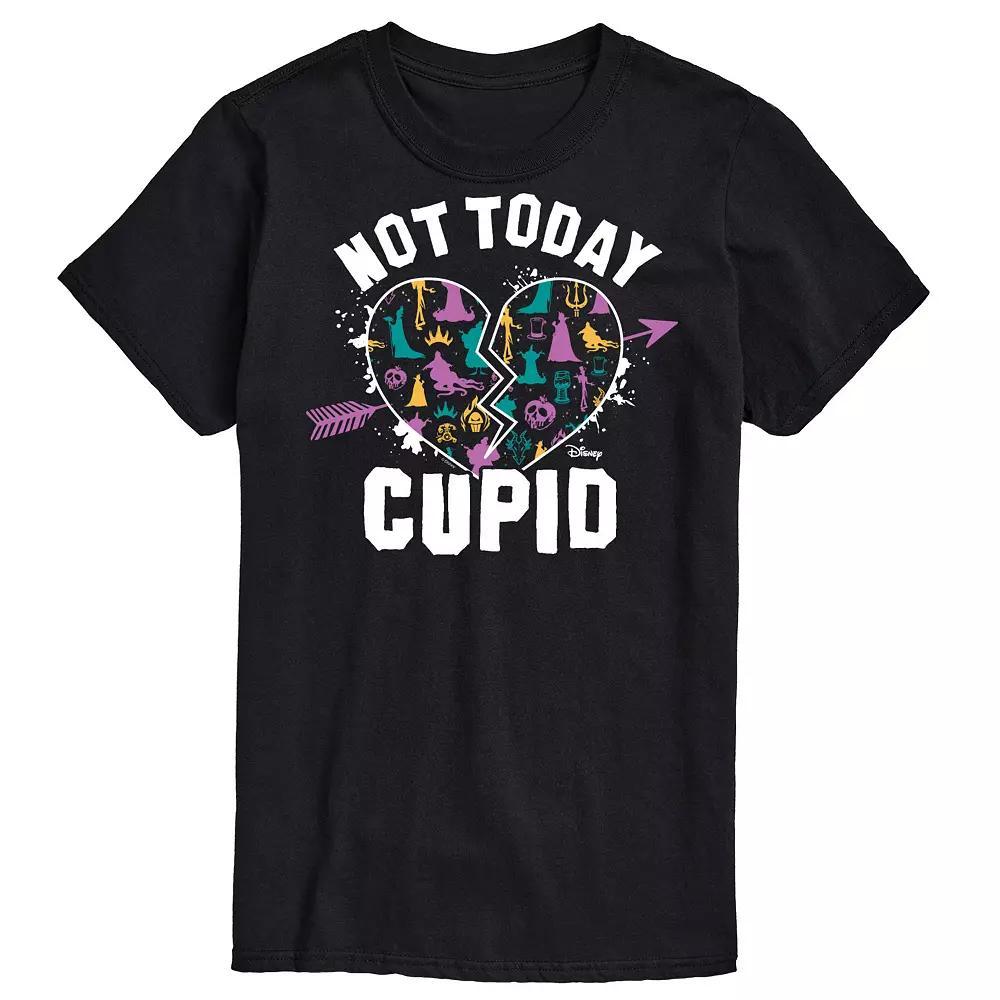 Disney Villains Mens Not Today Cupid Graphic Tee Blue Product Image