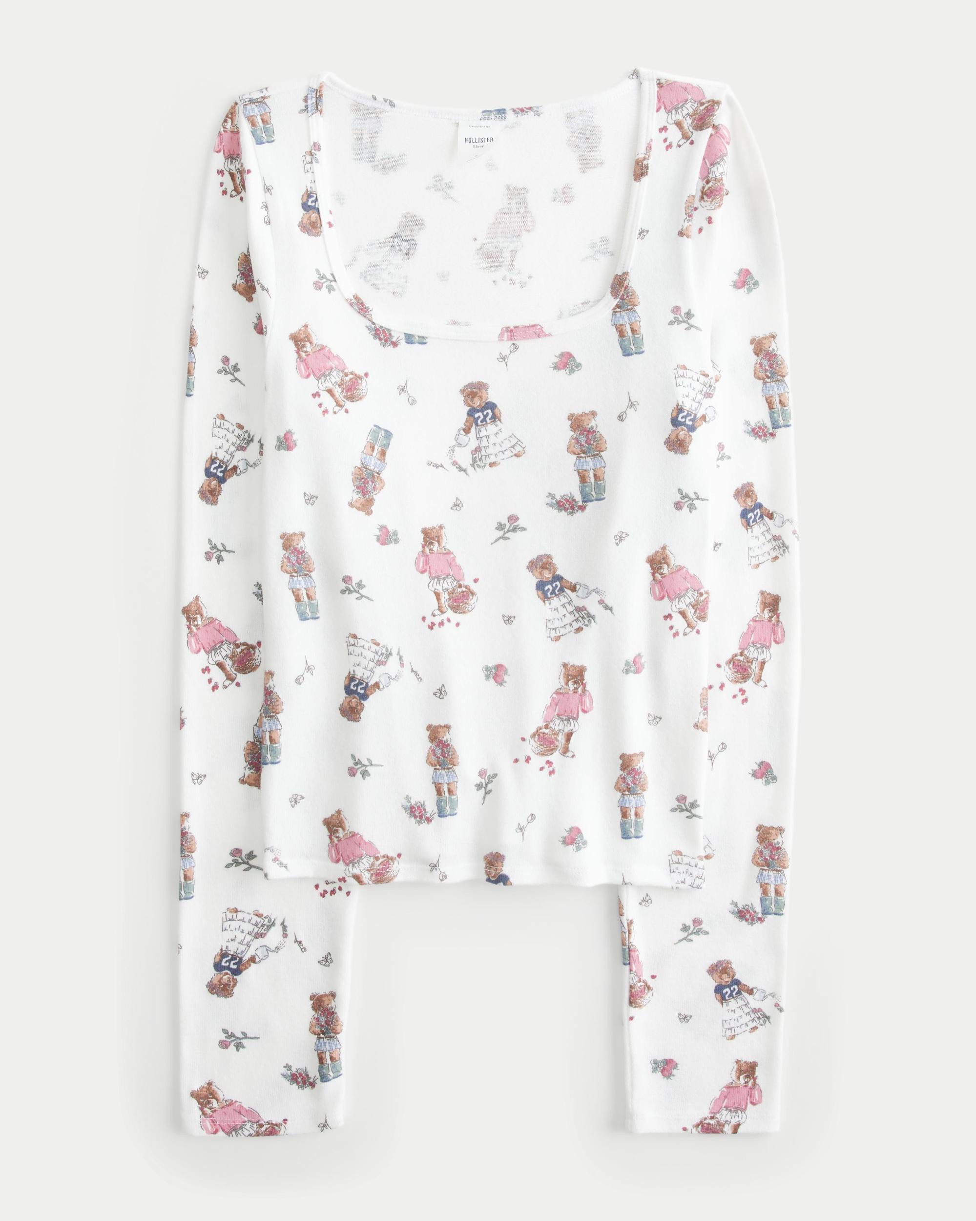 Cozy Berry Pattern Pajama Top Product Image