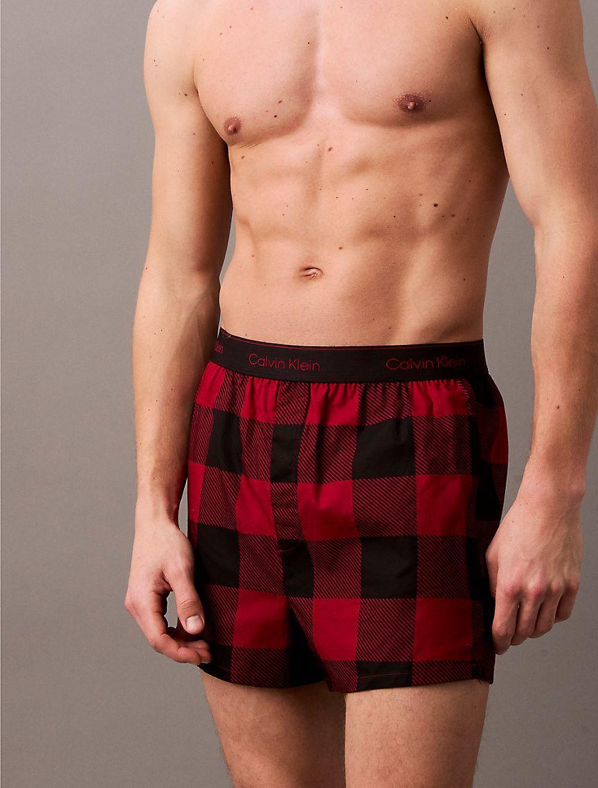 Icon Cotton Stretch Holiday Slim Boxer Product Image