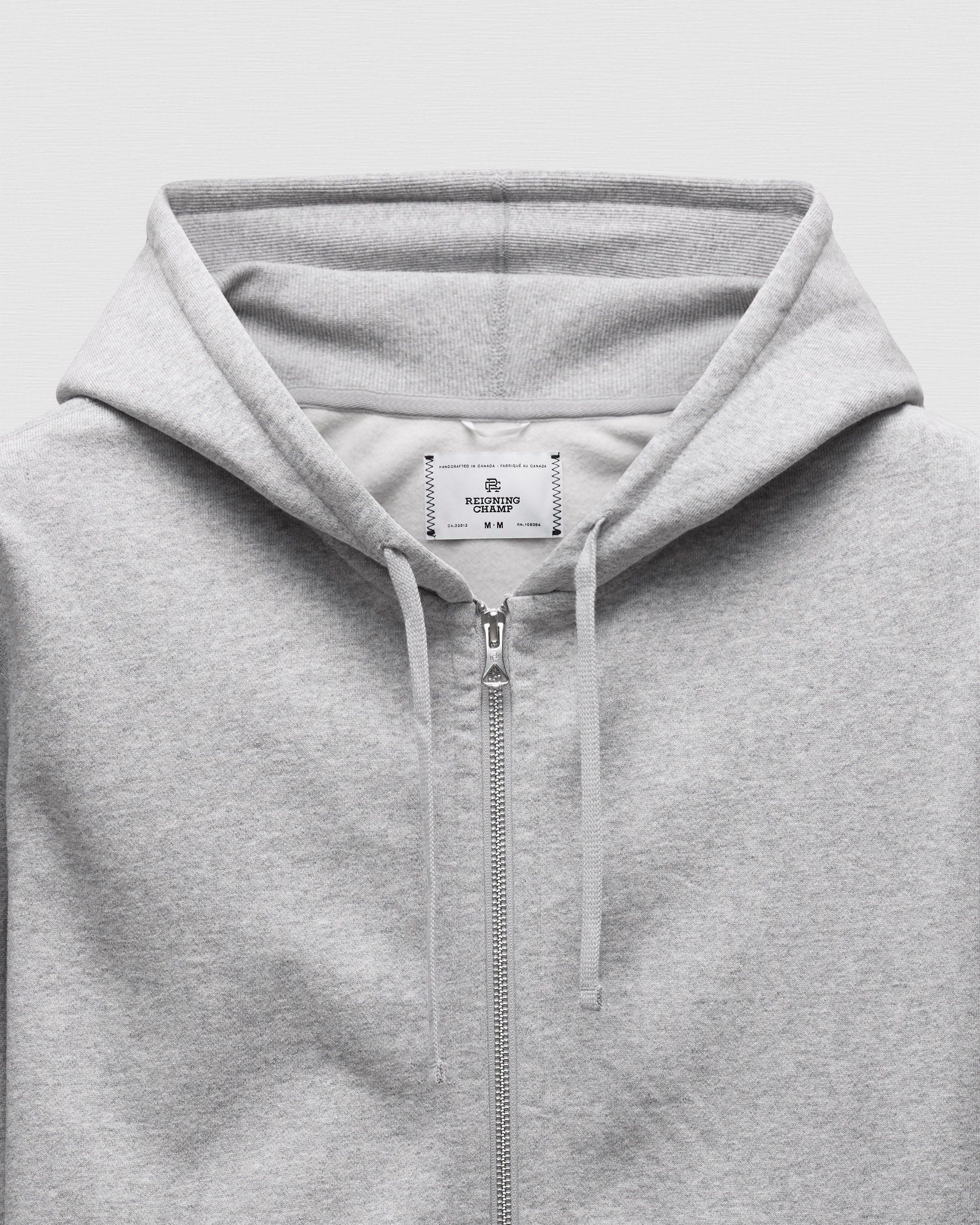 Midweight Terry Half Zip Standard Hoodie Male Product Image