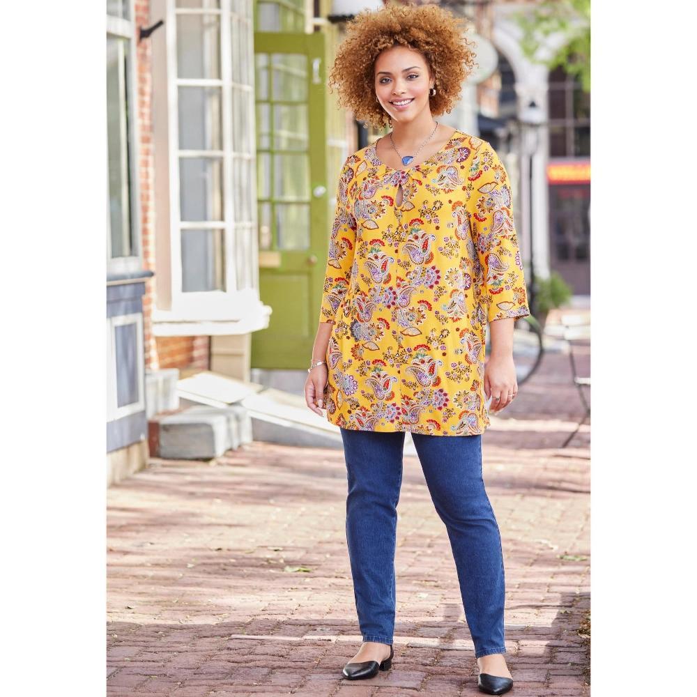 Woman Within Women's Plus Size 7-Day Layered 2-In-1 Tunic Product Image