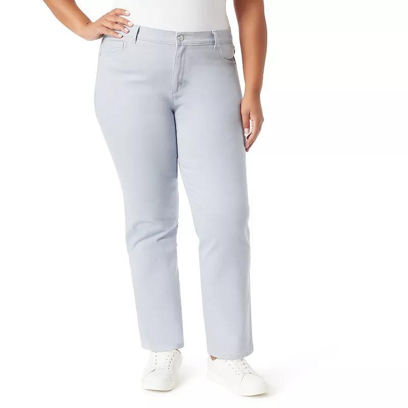 Plus Size Gloria Vanderbilt Amanda Classic Jeans, Women's, Size: 25 - Regular, Hydra Blue Product Image