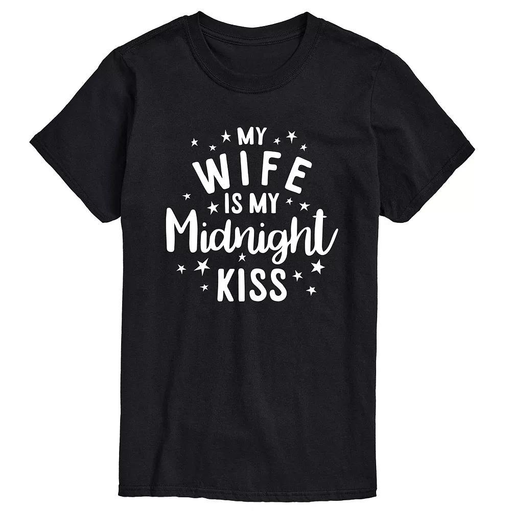 Big & Tall Midnight Kiss Wife Tee, Mens Product Image