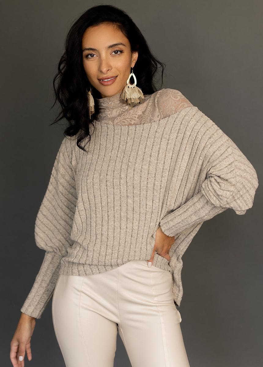 Ciara Top in Oat Female Product Image