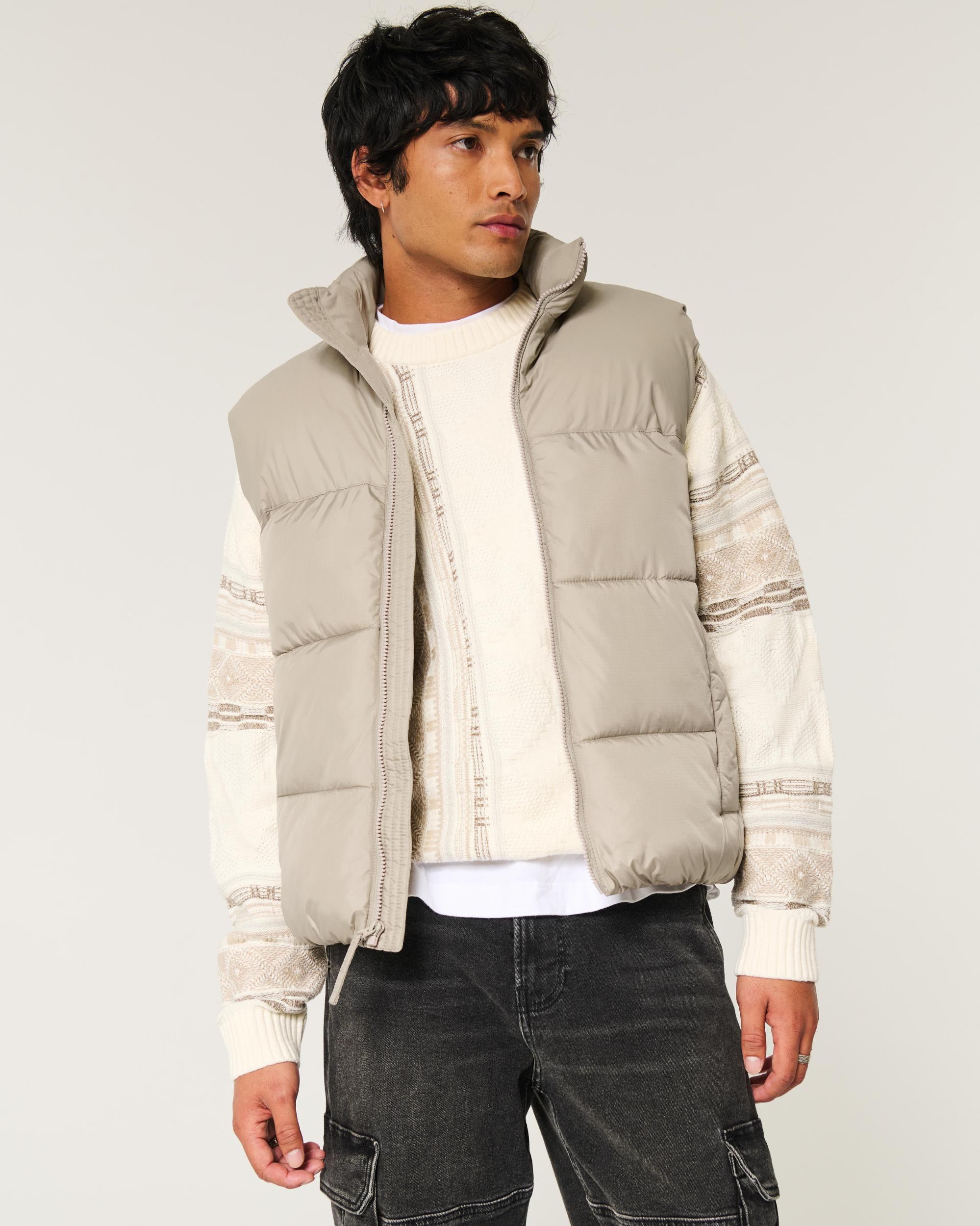 Zip-Up Puffer Vest Product Image