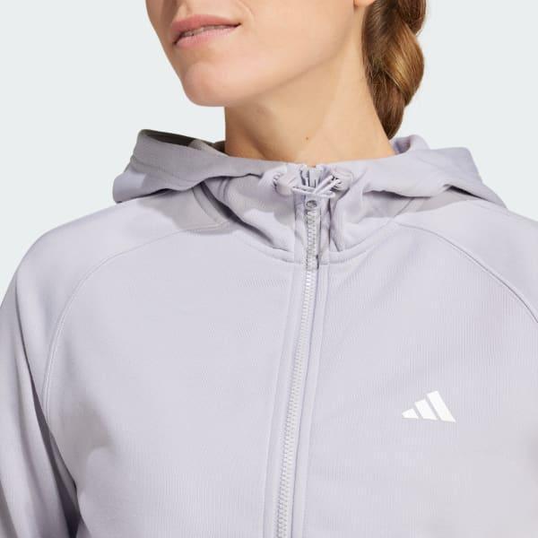 AEROREADY Game and Go Full-Zip Hooded Fleece Jacket Product Image