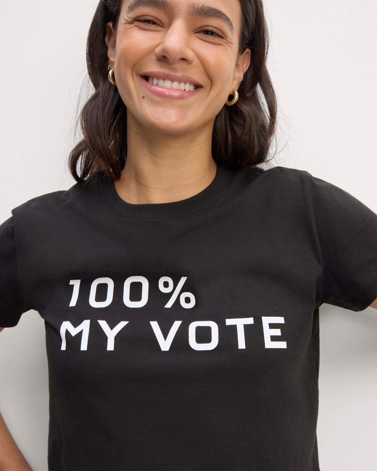 The Voter Tee in Essential Cotton Product Image