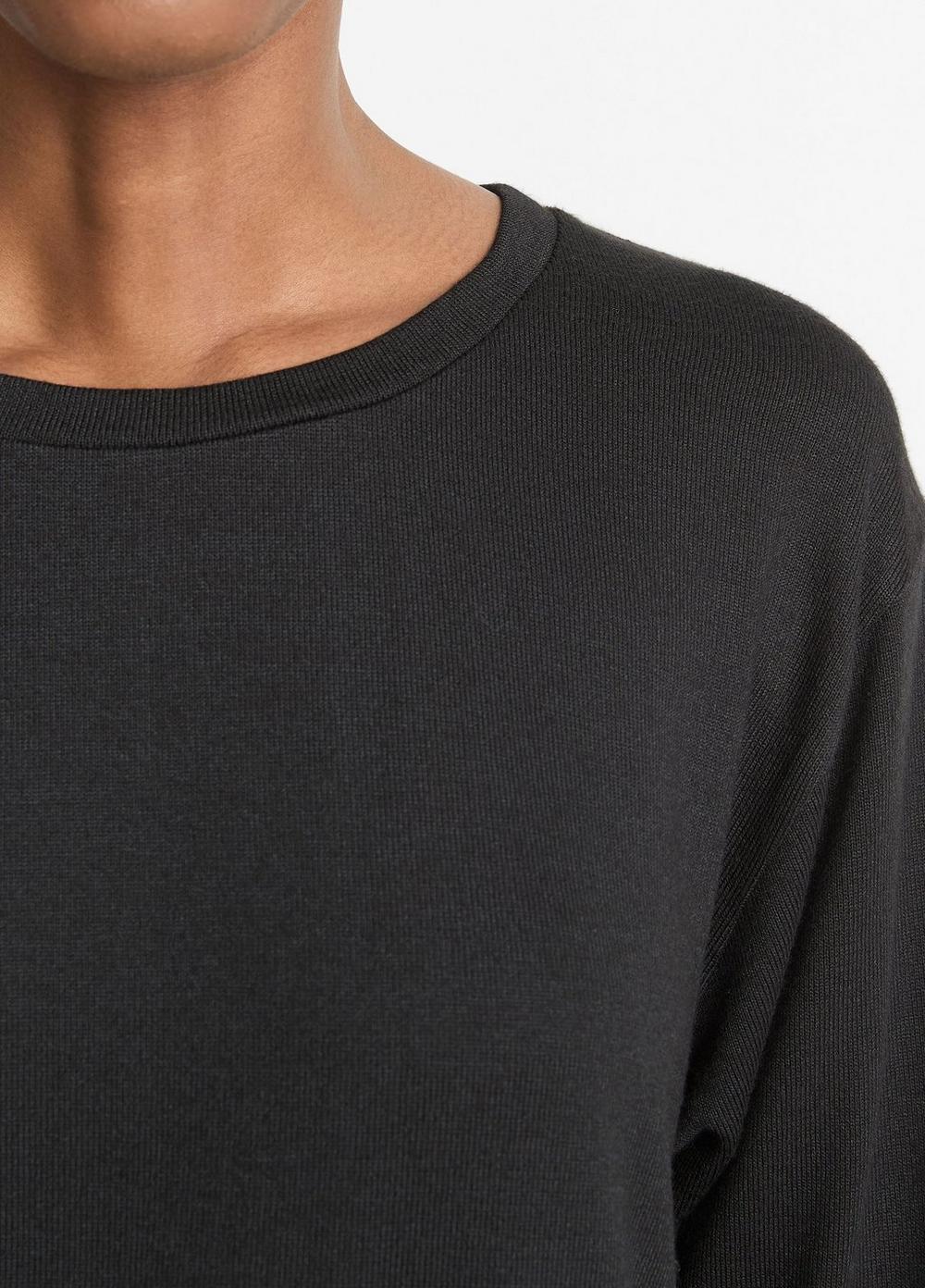 Womens Cashmere Crewneck Sweater Product Image