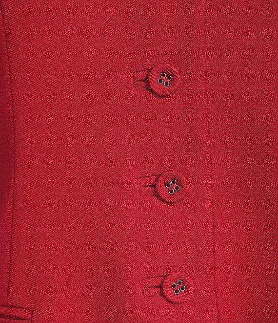 Antonio Melani Darcy V-Neck Sleeveless Coordinating Button Front Vest Product Image