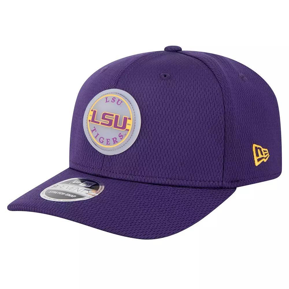 Mens New Era LSU Tigers Patched 9SEVENTY Stretch-Snap Adjustable Hat Product Image