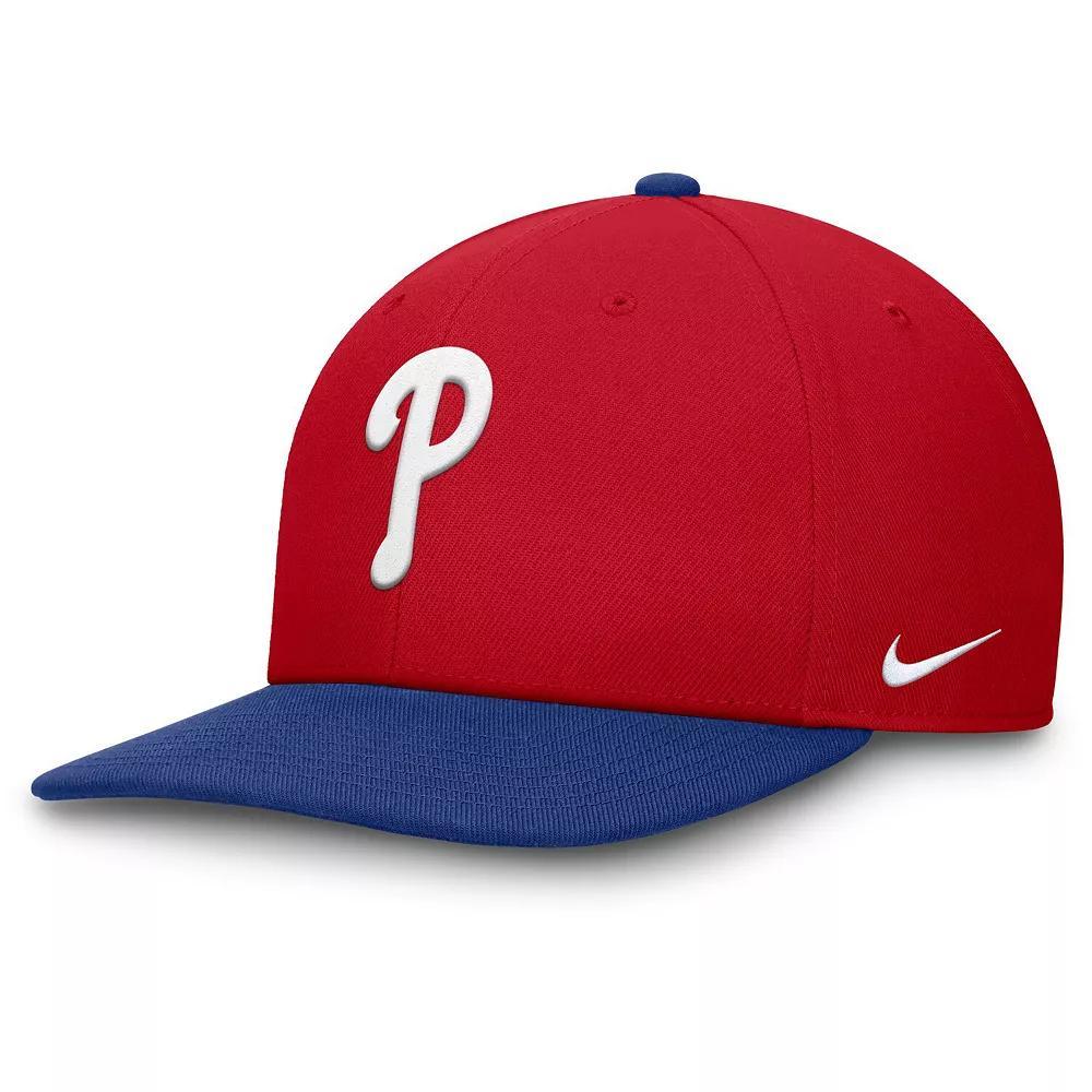 Mens Nike /Royal Philadelphia Phillies Pro Performance Snapback Hat Product Image