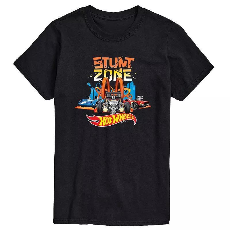 Men's Hot Wheels Stunt Zone Tee, Size: Large, Black Product Image