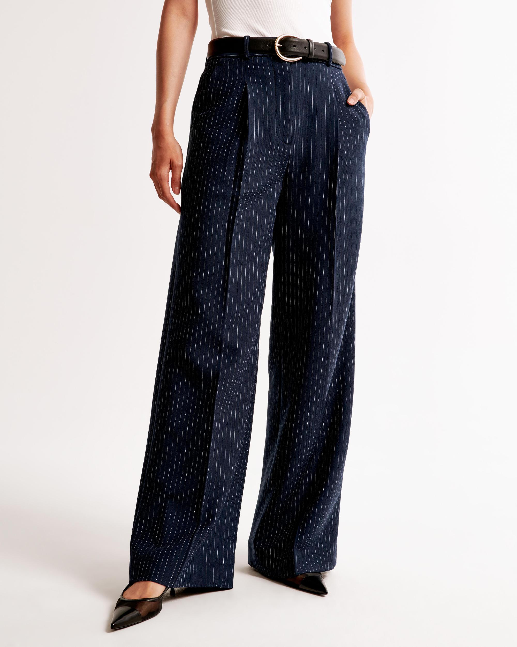 A&F Harper Tailored Ultra Wide Leg Pant Product Image