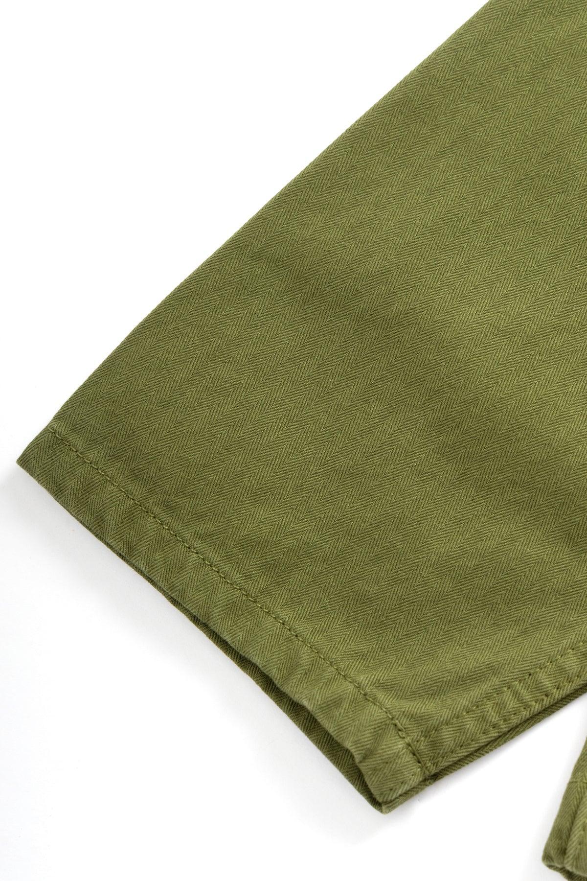 Service Works - Herringbone Front Of House Jacket - Pesto Product Image