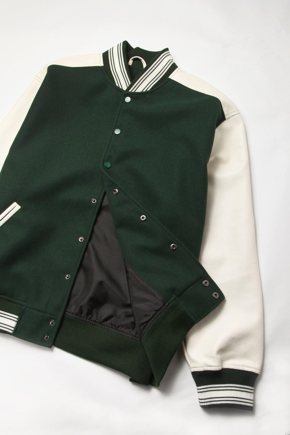 TRS - Vegan Varsity Jacket - Green Product Image